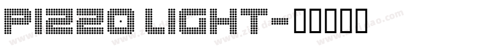 pizzo Light字体转换
